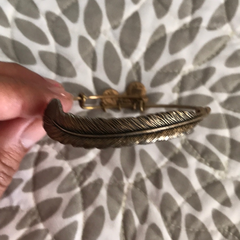 Alex and Ani feather bracelet